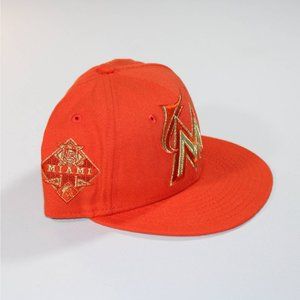 Miami Marlines New Era Fitted Cap 7 3/8